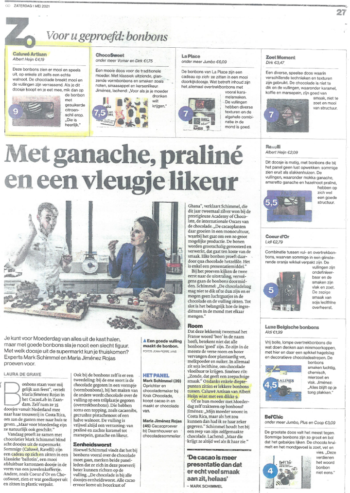 Caluwé in de media